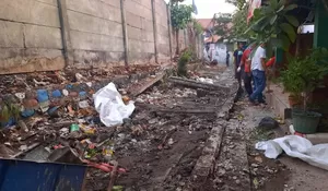 Seorang Wanita Tertimpa Pagar  Tembok Primaya Hospital, Pihak Rumah Sakit Tampik Kepemilikan Tembok