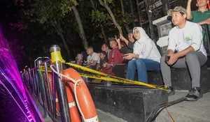 Sedot Ribuan Pengunjung, Pertunjukan Air Mancur Sri Baduga Purwakarta Diklaim Terbesar se-Asia Tenggara