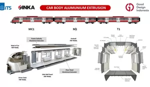 Desain Eksterior dan Interior LRT Jabodebek ternyata Buatan Dosen ITS, Begini Ceritanya!