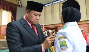 Kukuhkan Paskibraka Kota Bekasi Tahun 2023, Ini Harapan Tri Adhianto