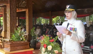 Upacara HUT RI ke 78, Anne Ratna Mustika Pamer 237 Penghargaan di Periode Pertama jadi Bupati Purwakarta