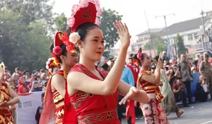 Kemeriahan Karnaval Pesona Nusantara Bekasi Keren 2023, Sukses Tampilkan Kekayaan Kebudayaan Nusantara