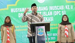 Hadiri Muscab Ke 2 Syarikat Islam, Wali Kota Bekasi Harapkan Kontribusi Dorong Ekonomi Rakyat