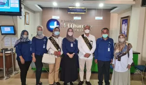 Hari Pelanggan Nasional, BPJamsostek Bogor Cileungsi Kunjungi Pasien Kecelakaan Kerja