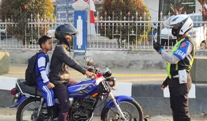 Hari Pertama Razia Kendaraan Operasi Zebra Lodaya, 24 Pelanggar Lalulintas di Sukabumi Ditindak ETLE