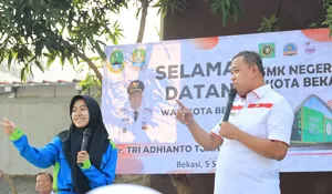 Tri Adhianto Sampaikan Wawasan Kebangsaan di SMKN 12 Kota Bekasi, Beri Pesan Penguatan Karakter bagi Pelajar