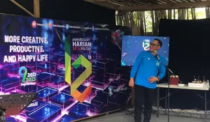 Hadiri HUT ke-12 Harian Metropolitan, Ini Harapan Bupati Bogor Iwan Setiawan 