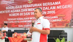 Sosialisasi PBM, Wali Kota Bekasi Tri Adhianto Sampaikan Pentingnya Jaga Kerukunan Antar Umat Beragama