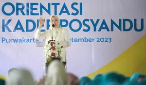 Jelang Akhir Masa Jabatan, Bupati Purwakara Anne Ratna Mustika Geber Posyandu Prima, Jadi Percontohan Nasional