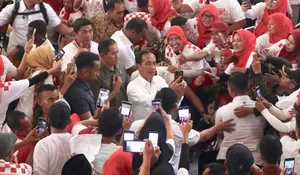 Jokowi Minta Relawan Solmet di Bogor Tidak Terburu-buru Tentukan Capres 2024