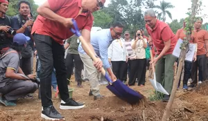 Jangan Cuma di Cibinong, Bupati Bogor Iwan Setiawan Ingin KLHK dan PLN Tanam Pohon di Wilayah Rawan Kering