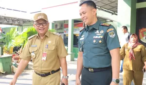 Pj Wali Kota Bekasi Raden Gani Muhammad Ketemu Dandim 0507/Bekasi, Bahas Hal Ini