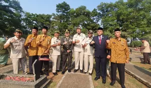 Jelang HUT ke 78 TNI, Dandim 0621 dan Ketua DPRD Kabupaten Bogor Rudy Susmanto Gelar Ziarah Nasional