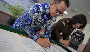 Pj Wali Kota Bekasi Raden Gani Muhamad Teken Kerja Sama dengan Kejari, Ini 3 Poin yang Disepakati