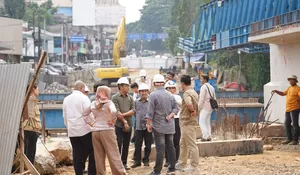 Sidak Pembangunan Jembatan Otista Komisi III Minta Kepastian Pembangunan Selesai Tepat Waktu