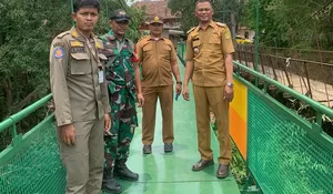 Kolaborasi Pemkab Bogor dan Korem 061 Suryakencana Bangun Jembatan Rawayan Penghubung Rumpin Parungpanjang