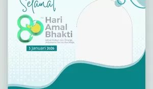 ‎10 Link Twibbon Hari Amal Bakti ke-80 Kemenag RI, Desain Baru nan Spesial untuk 3 Desember 2026