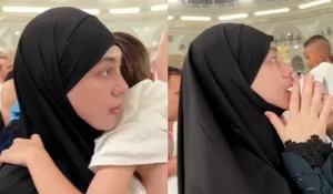‎Celine Evangelista Kembali Jalani Umrah, Boyong 4 Anak ke Tanah Suci