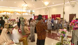 Akhirnya Sah! Para Pasangan Pengantin Korban WO Ayu Puspita Lakukan Nikah Massal Dengan Bantuan Vendor