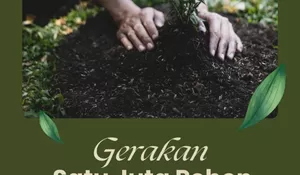 Poster Hari Gerakan Satu Juta Pohon 2026, Mari Ikut Jaga Lingkungan Agar Bumi Tetap Lestari
