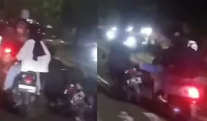 Viral Video Detik-detik Kecelakaan di Depan Lippo Kaliwates Jember, Pengendara Oleng ke Kiri Akibat Ditendang Pengendara Lain