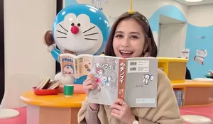 Prilly Latuconsina Kunjungi Museum Fujiko F. Fujio, Pencipta Manga Doraemon: Impian Masa Kecil Tercapai