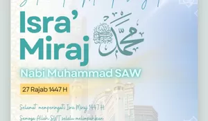 Klik Gratis! 20 Twibbon Isra Mi'raj 1447 H dengan Desain Menarik untuk Unggahan Media Sosial pada 16 Januari 2026 Nanti