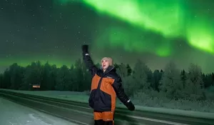 Lagi dan Lagi! Lyodra Pamer Panorama Aurora Borealis Saat Liburan di Eropa: Aurora Kedua..