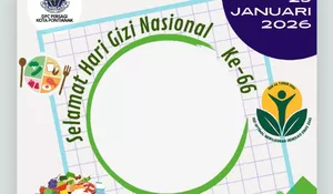Daftar Twibbon Hari Gizi Nasional ke-66, Desain Terbaru untuk HGN 2026 Cocok Kirim ke Status Medsos