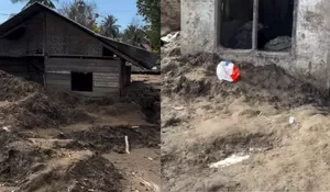 55 Hari Setelah Banjir Bandang, Rumah Warga Pidie Jaya Masih Tertutup Lumpur