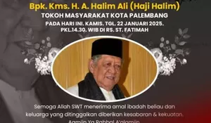 Crazy Rich Haji Halim Ali Meninggal Dunia, Wali Kota Palembang Menyebutkan Sosok Dermawan yang Peduli Syiar Islam