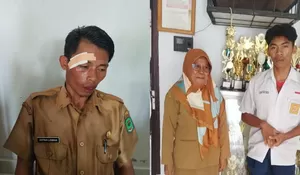 Cuma Menegur Siswa Bolos, Guru SMPN 1 Baebunta Selatan Ditendang dan Dipukul Murid Sendiri hingga Berdarah