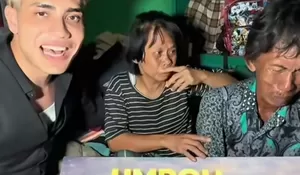 Kasus Es Gabus Viral Sampai ke Malaysia, Aisar Khaled Datangi Sudrajat Berikan Bantuan Uang Tunai dan Umroh