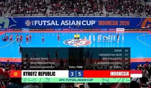 Timnas Futsal Indonesia Taklukkan Kirgistan 5-3, Garuda Pimpin Grup A Sementara dan Lolos ke Perempat Final Asian Cup 2026