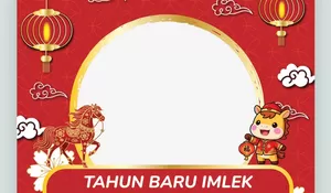 ‎5 Twibbon dan Ucapan Selamat Tahun Baru Imlek 2577 Kongzili, Unggah Bersama di 17 Februari 2026 Mendatang