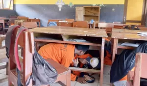Asah Literasi Kebencanaan Sejak Dini, Siswa SMPN 1 Puger Ikuti Lomba TTS di Festival Kesiapsiagaan Sekolah