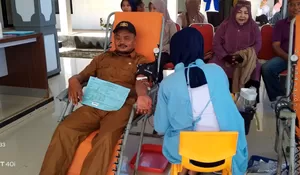 Semangat Kemanusiaan Warga Sumberbaru, PMI Kecamatan Hasilkan 41 Kantong Darah untuk UDD PMI Jember
