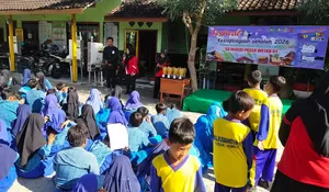 Antusias, 165 Siswa SD di Pesisir Selatan Jember Ikuti Festival Kesiapsiagaan Bencana dengan Lomba dan Simulasi Gempa