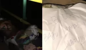 Dikira Sampah, 7 Kantong Pakaian Layak Pakai Ditemukan di Jembatan Sungai Oya Gunungkidul, Ada Pesan Misterius
