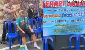 Polisi Kediri Lakukan Terapi Energi Alam Gratis Tanpa Sentuhan, Aksi Aiptu Ony Kristiyan Ramai Dibicarakan Publik