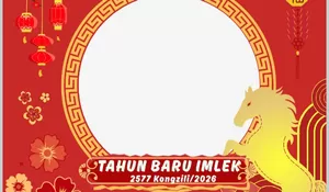 ‎10 Link Twibbon Tahun Baru Imlek 2026, Pilih Desain Paling Kece untuk Dibagikan di Instagram