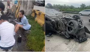 Kronologi Kecelakaan yang Dialami Aktris Diva Siregar di Tol Jagorawi Bogor, Mobil Terbalik dan Hancur Jadi Sorotan, Apa Penyebabnya?