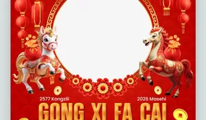 ‎10 Link Twibbon Hari Raya Imlek 2026, Desain Baru dan Gratis untuk Postingan Instagram