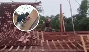 Diduga Istri Selingkuh, Suami di Grobogan Belah Rumah Jadi Dua, Aksi Viral Gegerkan Warga