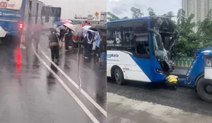 5 Fakta Kecelakaan Bus Transjakarta Koridor 13 di Jalur Layang Arah Cipulir, Kronologi hingga Penyebab