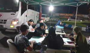 Antusias Mahasiswa Tinggi, Kampus UNEJ Perkuat Stok Darah PMI Jember Selama Ramadhan 1447 H