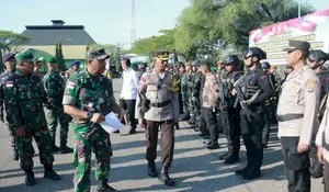 Presiden Jokowi Kunjungi NTT: Apel Gabungan Persiapkan Pengamanan Kunjungan Kerja