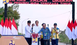 Perbaikan 27 Ruas Jalan di NTT Diresmikan Presiden Jokowi, Dukung Mobilitas dan Perbaiki Perekonomian Warga