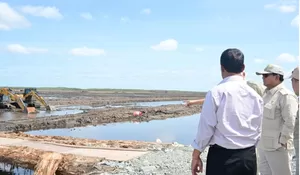 Presiden Prabowo Pantau Langsung Pengembangan Lahan Pertanian di Merauke Menuju Swasembada Pangan