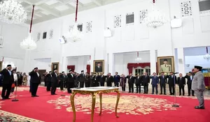 Prabowo Saksikan Sumpah Pimpinan dan Dewas KPK 2024-2029, Fokus Perangi Korupsi dan Pemborosan